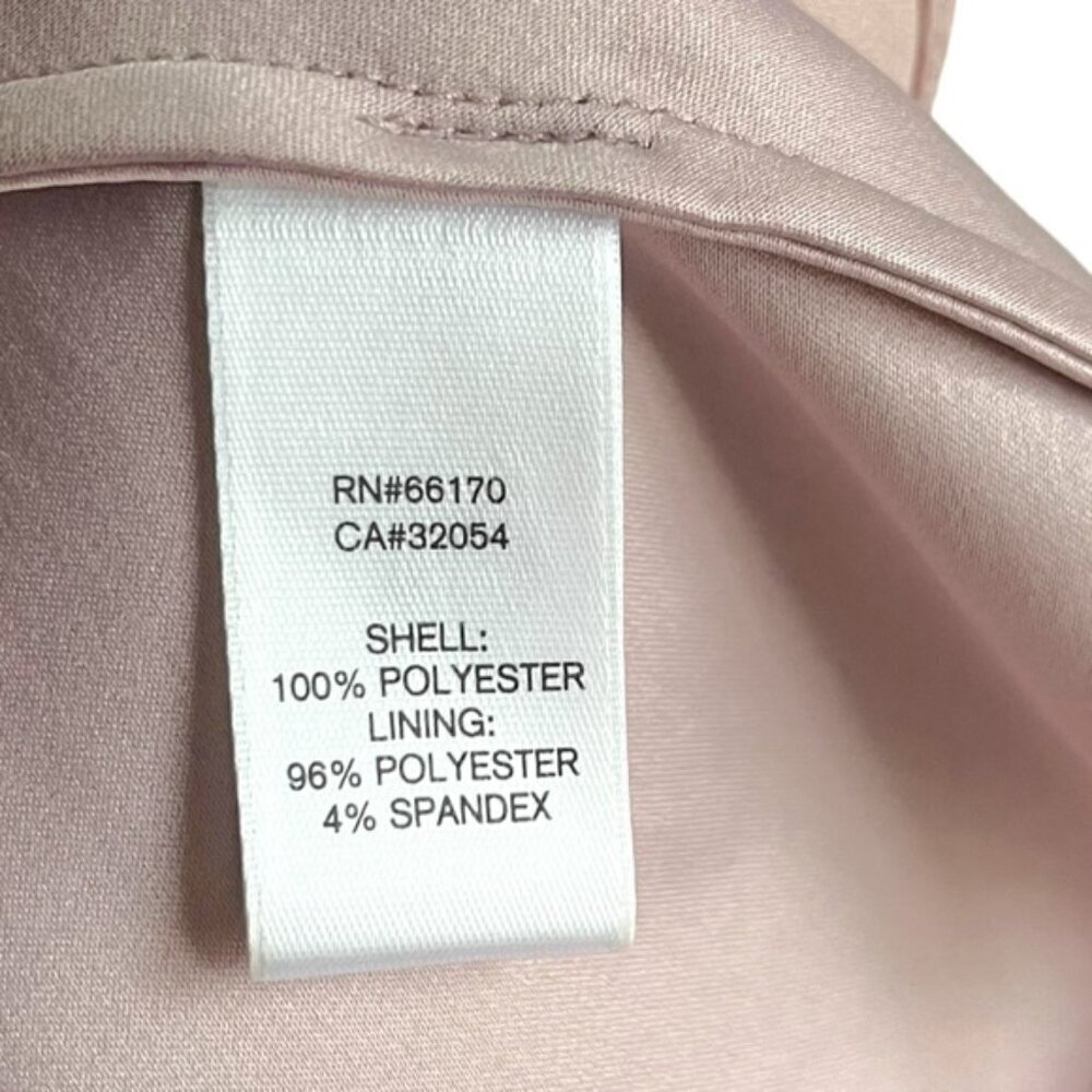 BHLDN Hitherto Sydney Wrap Dress Size 6 Mauve Pink Cap Sleeve Bridesmaids - Picture 9 of 11
